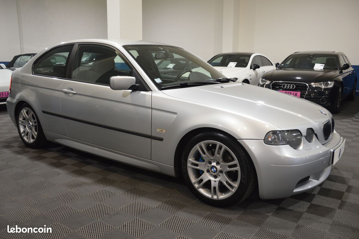 BMW SERIE 3 (E46) 325TI 192 COMPACT PACK M-97.640km-6 Cylindres-Echappement à Clapet-Amortisseurs Bilstein-Xénon-Volant Moteur/Embrayage Ok-Gros Dossier Entretien-Etat Rare-Collector-Garantie 6 Mois (image 4)