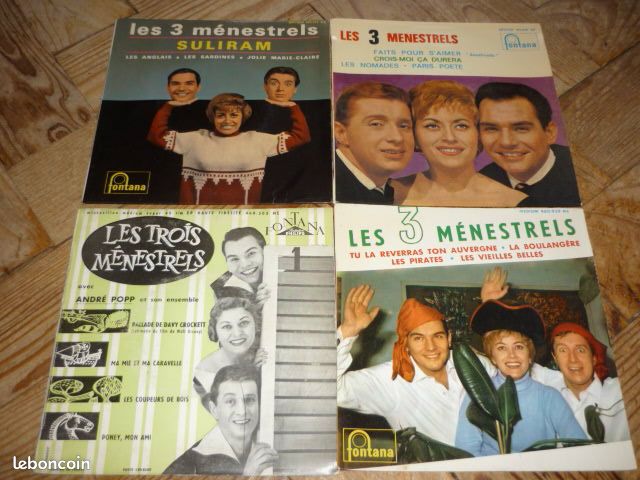 45T LES 3 MENESTRELS (prix à l'unité) (image 1)
