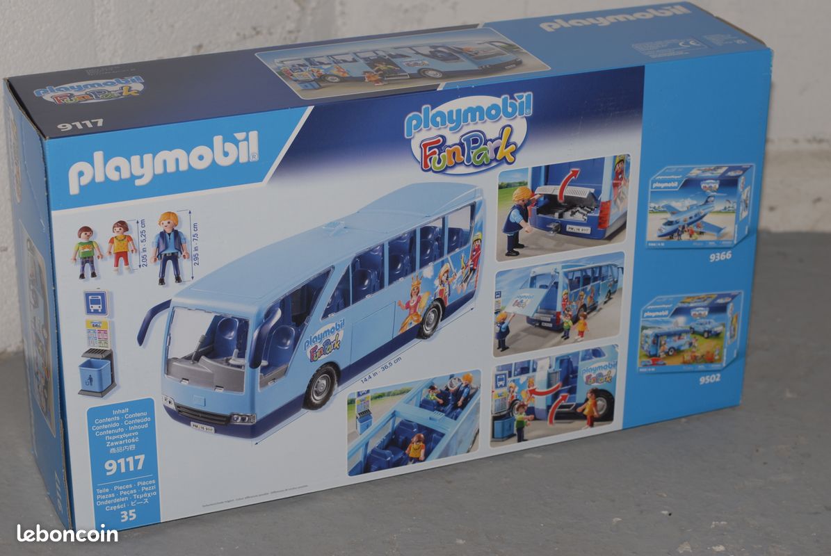 PLAYMOBIL 9117 Bus Fun Park NEUF Jeux Jouets