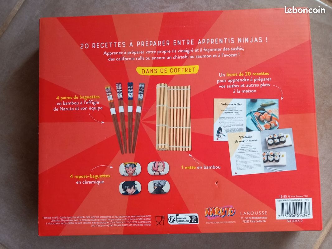 Coffret Soirée sushis Naruto (image 2)