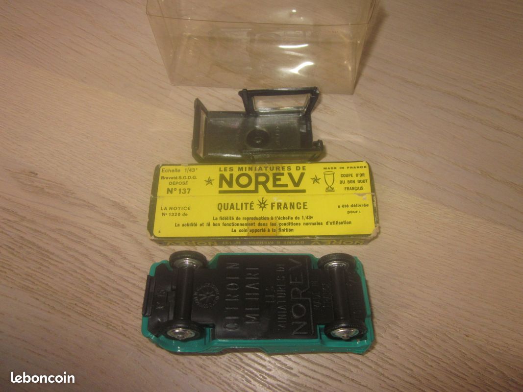 Norev ancien Plastique Citroën Mehari N° 137 neuve boite ,no dinky solido polistil minialuxe - Collection