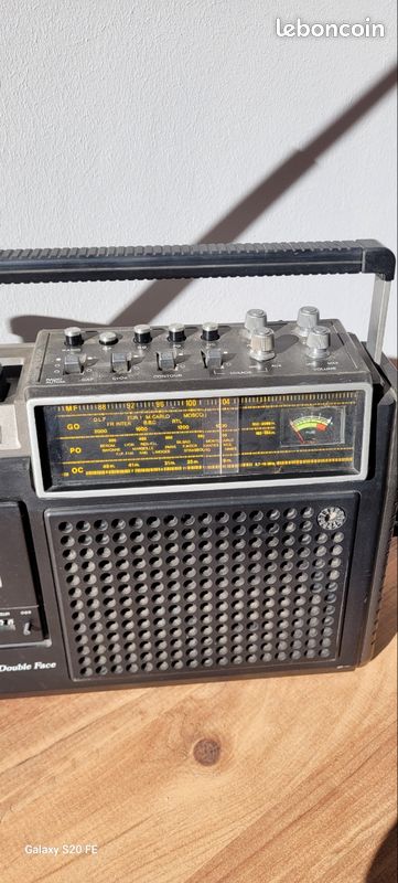 Radio-cassette Continental Edison RC 5398 Vintage Années 80 - Pour Pièces Ou Restauration