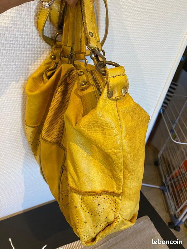 Sac à main MAZELIE, jaune (image 5)