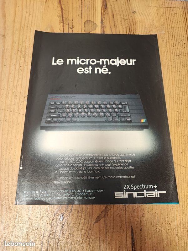 Ordinateur Vintage Sinclair ZX81 - Pour Les Fans De Rétro-informatique !