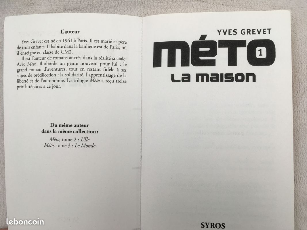 Livre METO, tome1 La Maison (image 4)