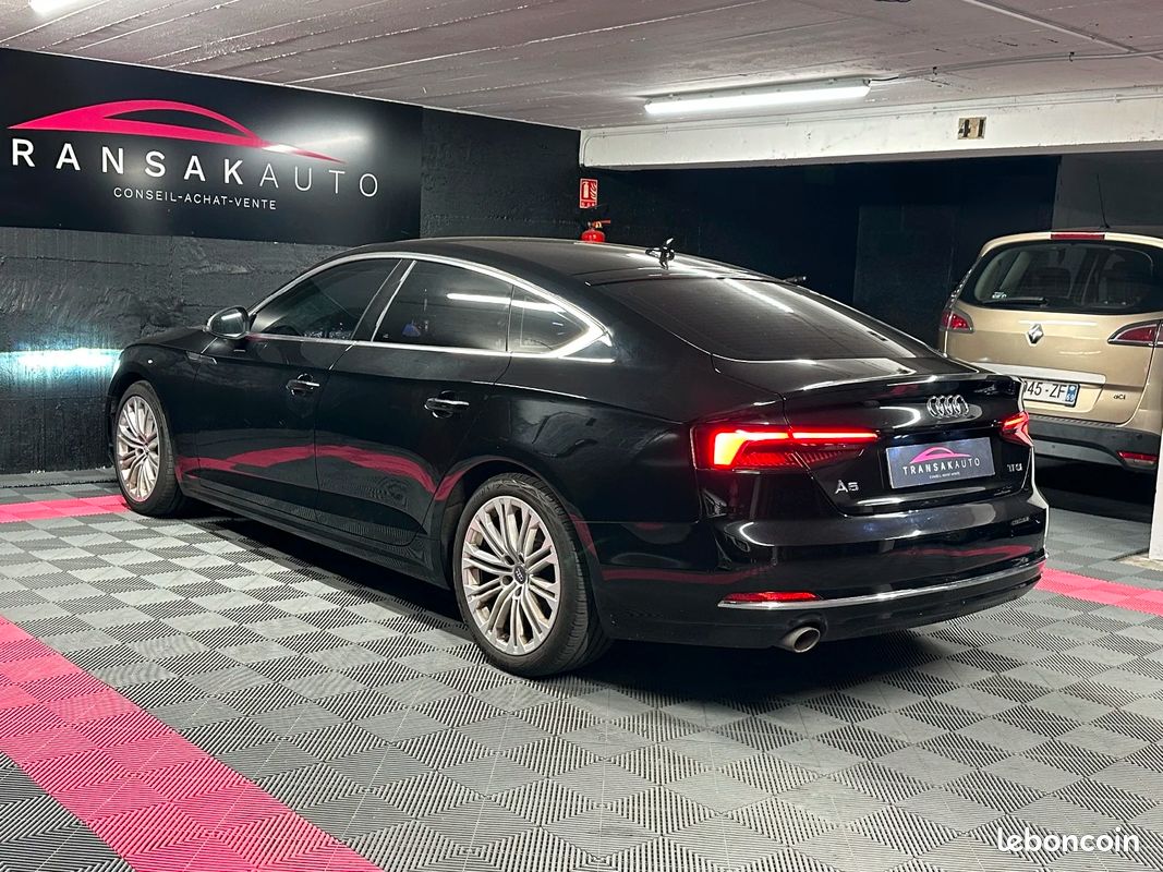 AUDI A5 SPORTBACK 1.4 TFSI 150 S tronic 7 Design Luxe | SUIVI COMPLET + VIDANGE DE BOITE OK 17380 (image 9)