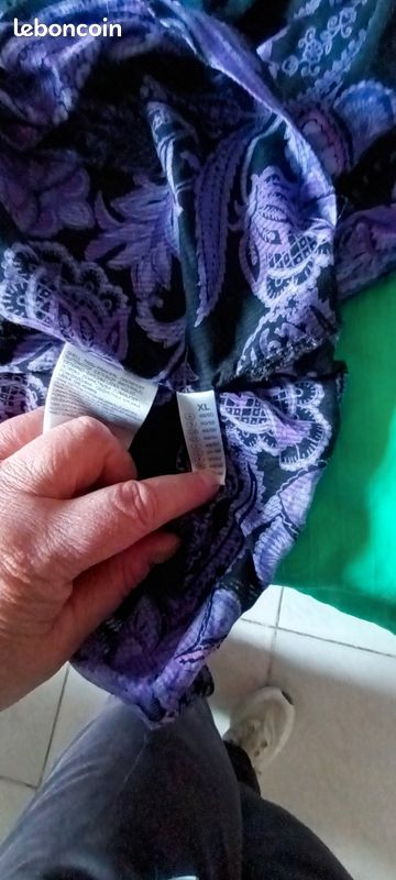Haut dans les tons violets XL 42 C&A (image 7)
