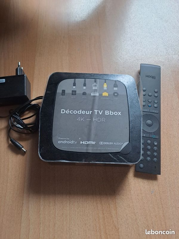Décodeur TV Bouygues Bbox 4K HDR – NEUF Sous Blister – Idéal Pour Remplacer Ou Dépanner