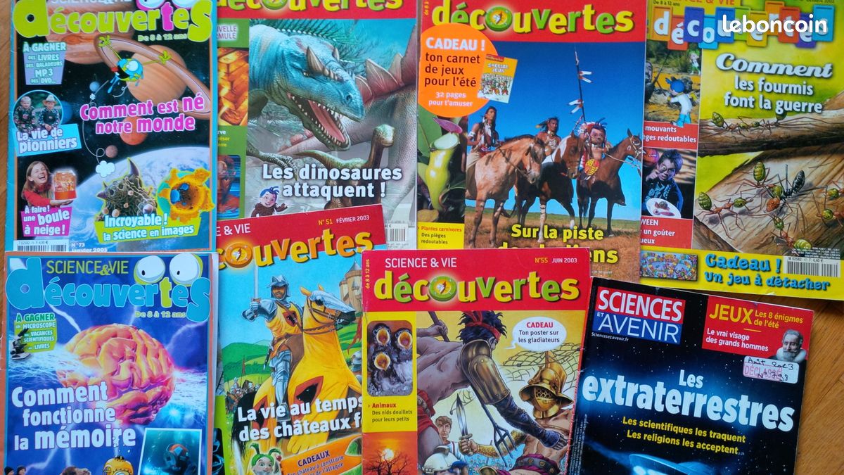 Magazines enfants/Ados : Wapiti, Sciences & Vie Jr - Maximum.. (image 1)