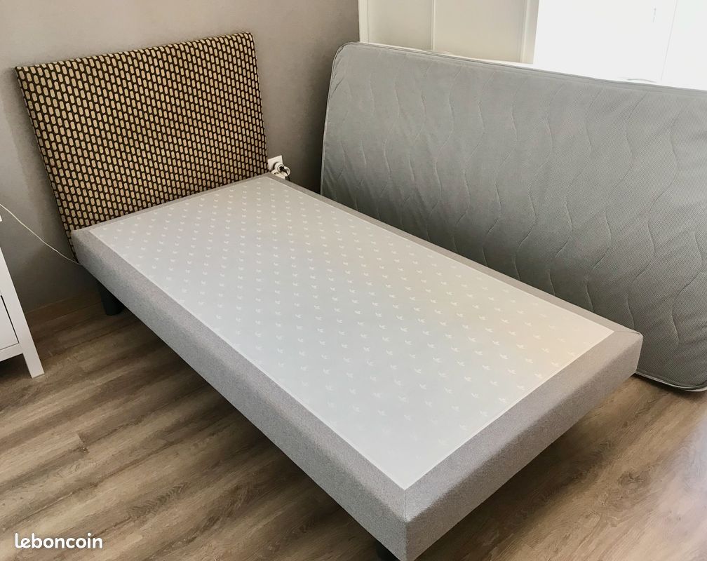 Lit individuel 100 x 200 cm, tout inclus (image 3)