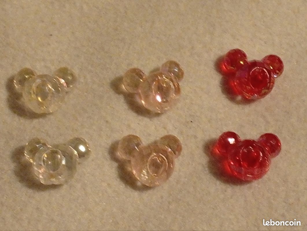 Lot 6 perles Mickey (image 2)