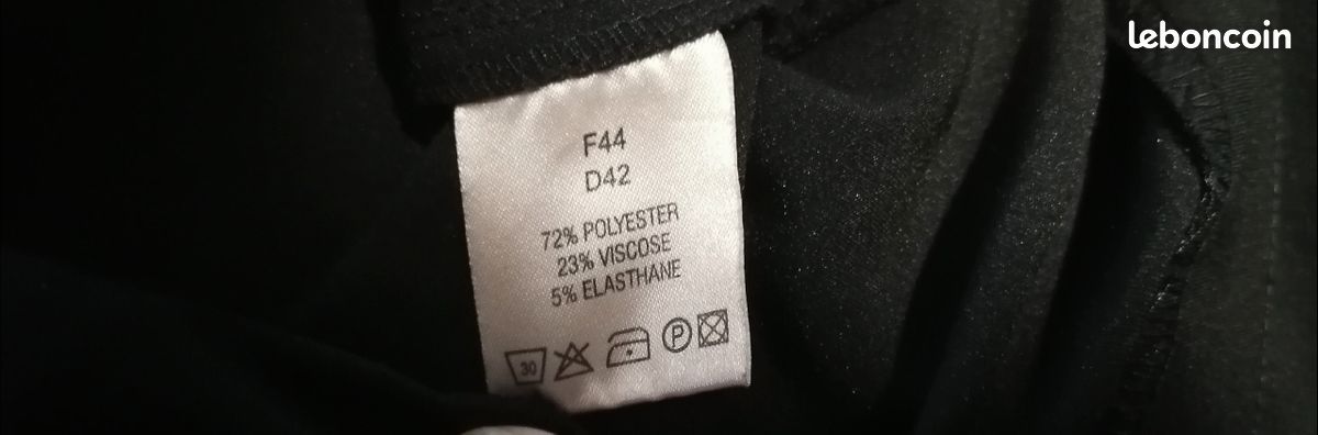 Jolie veste noire femme (image 7)