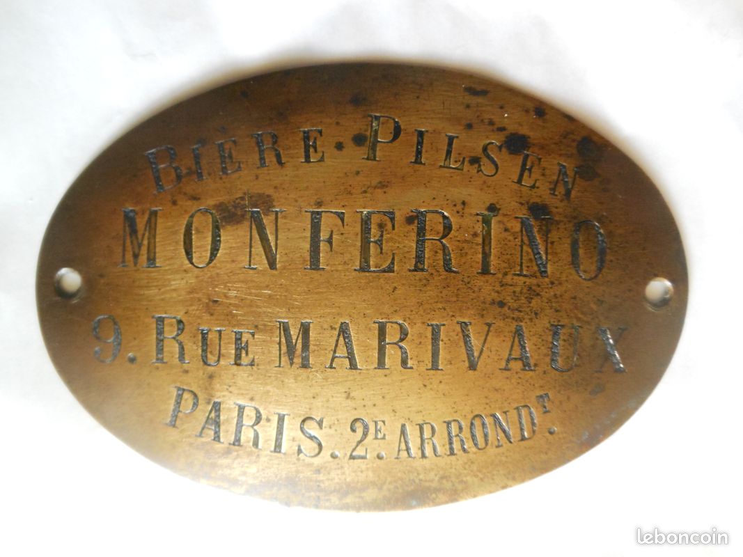 Plaque Publicitaire Métal Bombée Ovomaltine - 20x30cm - Style émaillé - Neuf