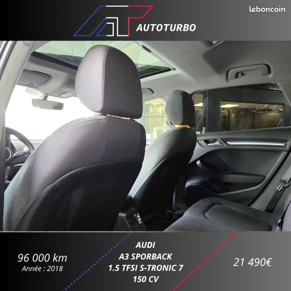 Audi A3 SPORTBACK 1.5 TFSI 150CH S TRONIC 7 (image 10)