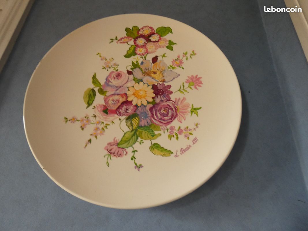 Plat ou plat peint main (image 1)