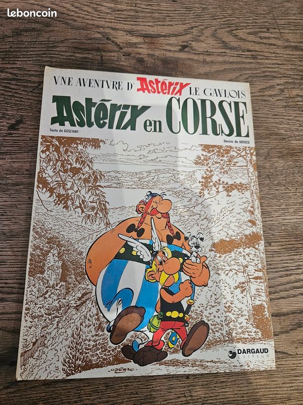 Livre bd Asterix en Corse- EO de 1972 (image 1)