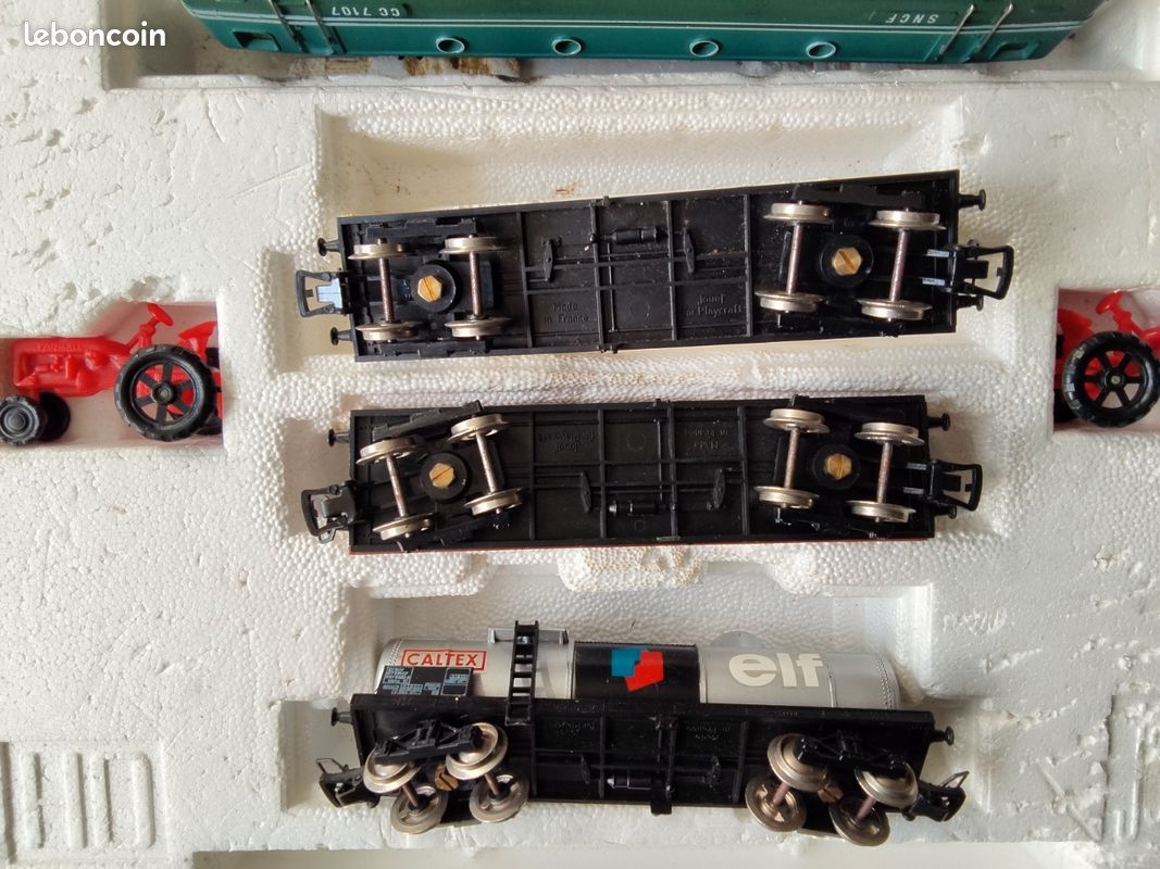 Jouef M765E Ho Sncf Coffret Trafic Express Loco Electrique CC 7107 3