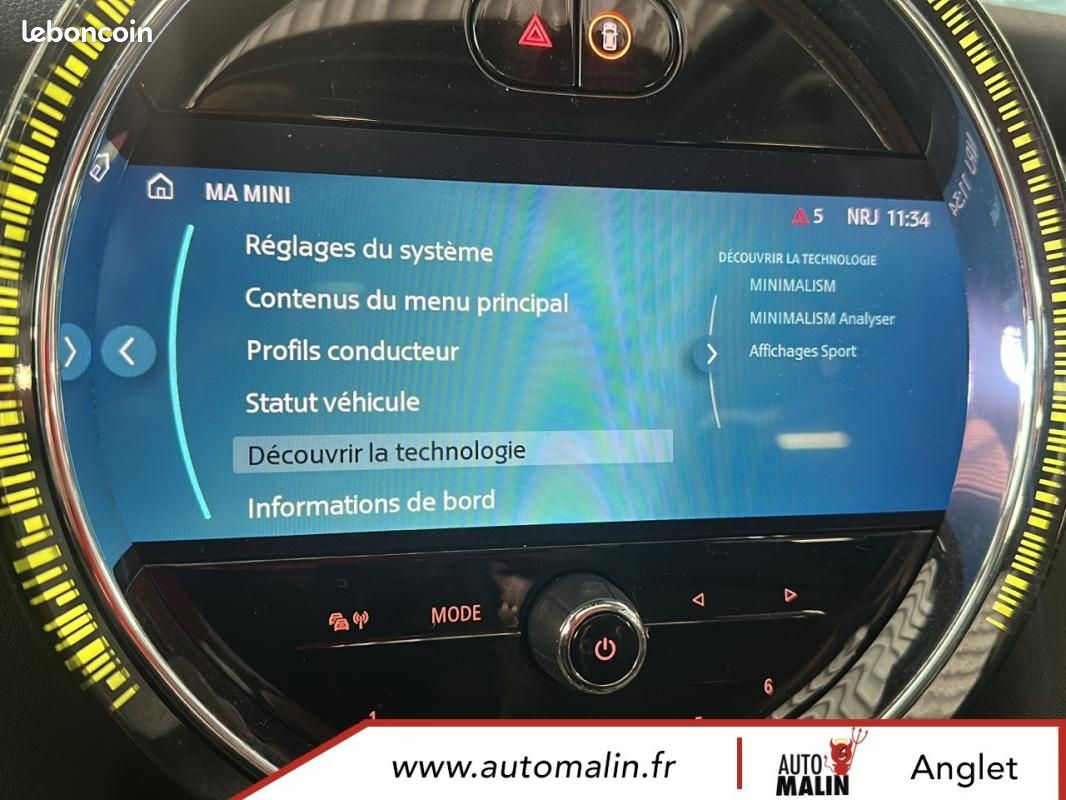 Mini 5 portes HATCH F55 LCI II Cooper 136 ch DKG7 Edition Premium Plus (image 34)