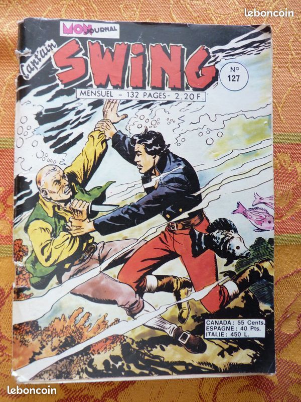 BD "Capt'ain Swing " (1re série) N°99-126-127-153-165-175-184 (image 5)