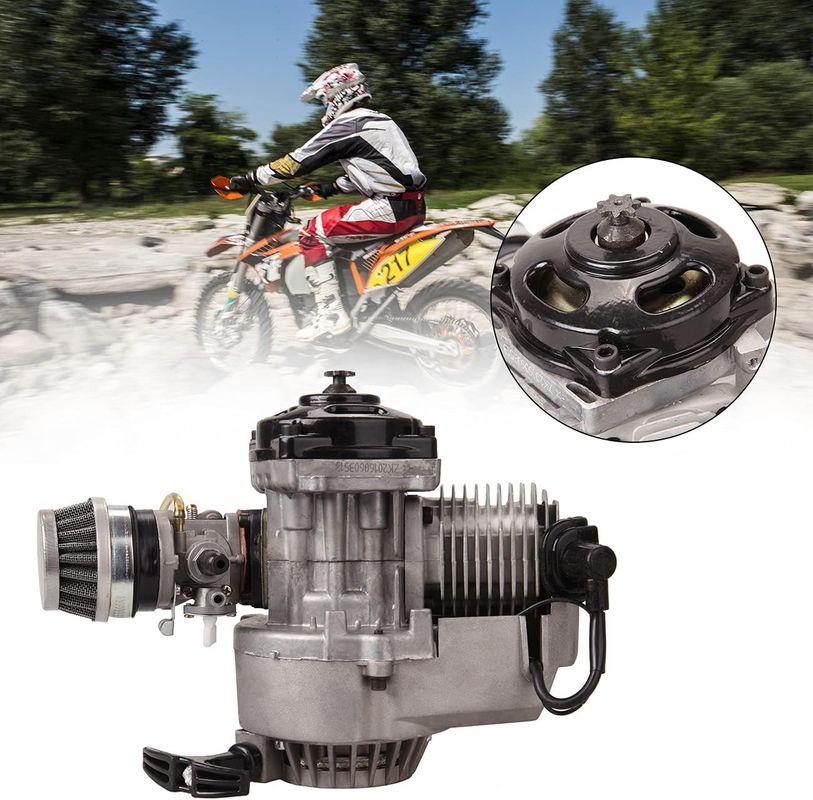 Carburateur de moto avec filtre à air Carburateur avec bobine d'allumage  pour 47cc 49cc Mini Moto Dirt Bi