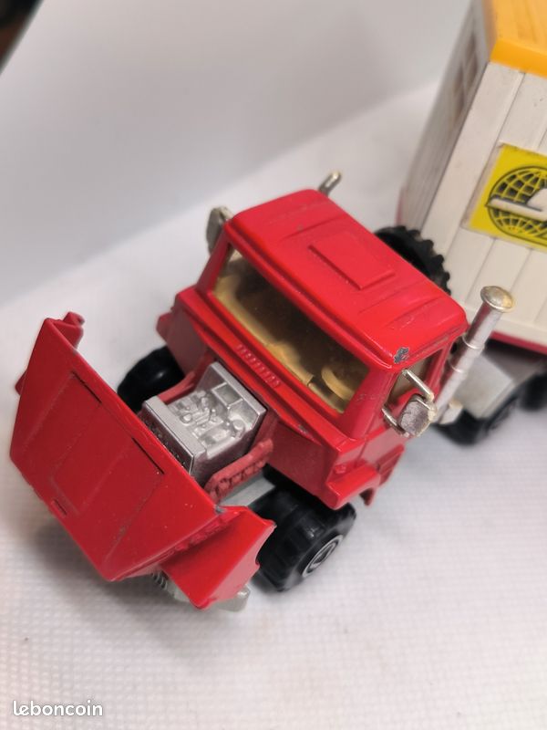 Amazon - A - Jue Brésil Scania Vabis Shell Wagon Cet exemplaire : - sans sa boîte - cabine jaune