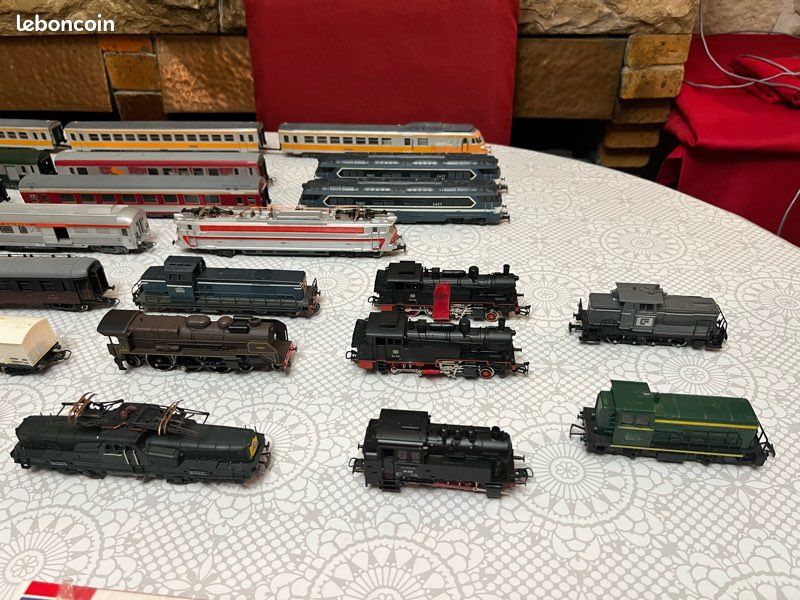 Lot Arbre Newray Decor Circuit De Train HO Vintage 1995 Modelisme