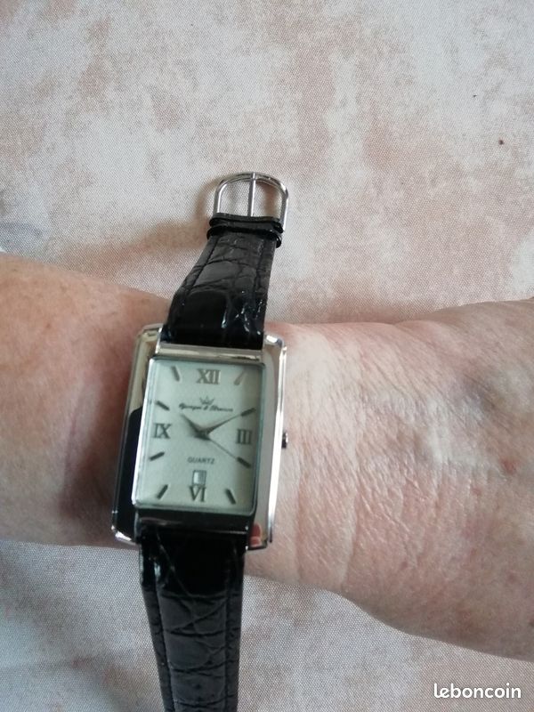 Montre Femme Vintage Younger Et Bresson Quartz - Boîtier Doré 26mm - Bracelet Neuf - Très Bon État