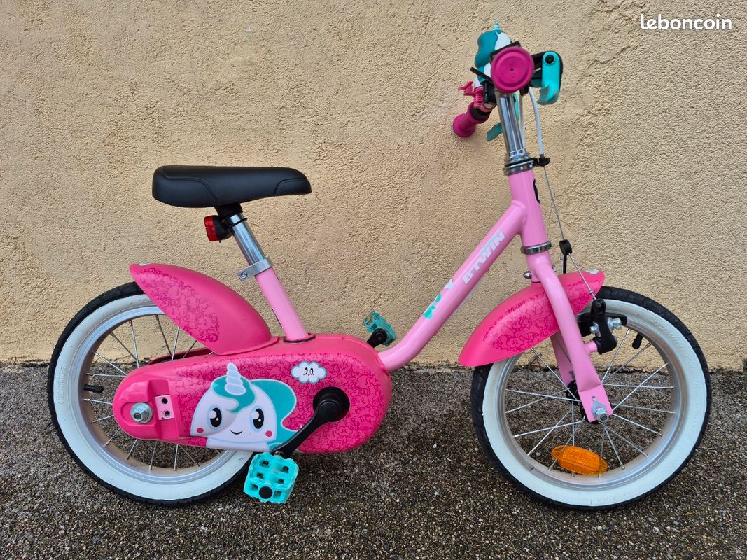 Vélo fille 3-5 ans BTWIN 14 pouces licorne VELO 14 POUCES 3-5 ANS