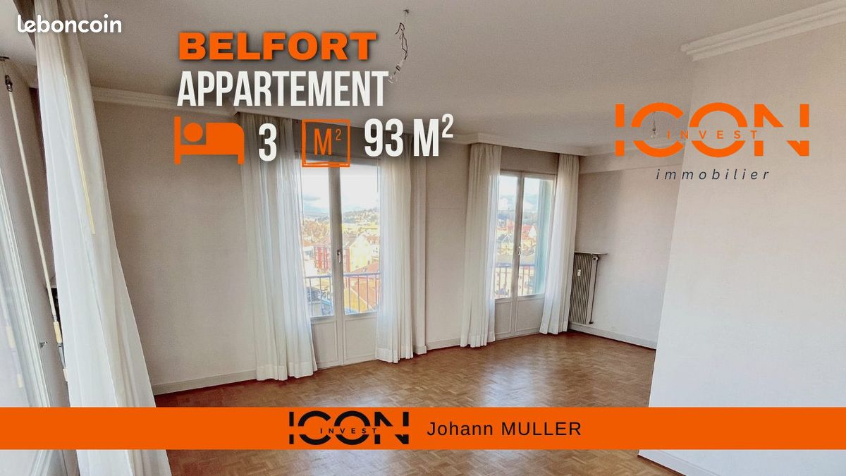 Appartement 5 pièces 93 m² · à Belfort · 93 m² · 80 000 €