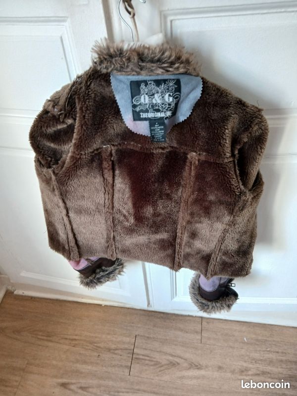 Veste doublée effet daim et doublée (image 3)
