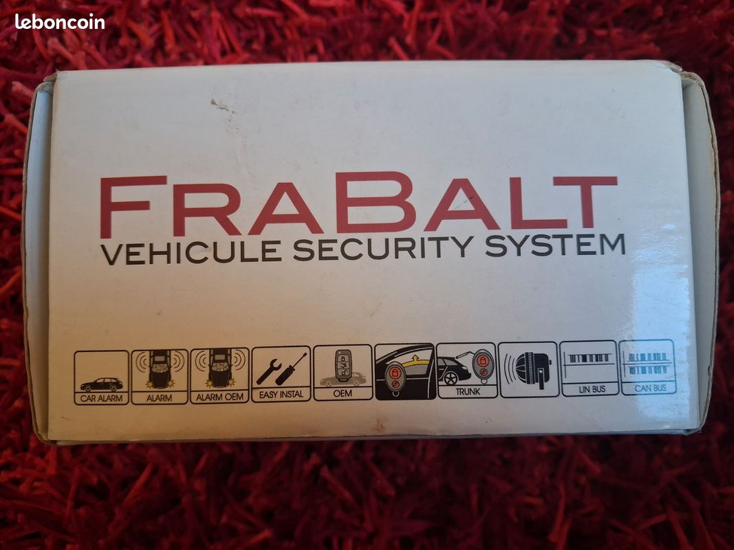 Alarme voiture CAN BUS Frabalt VSS 500 CAN - Neuve (image 3)