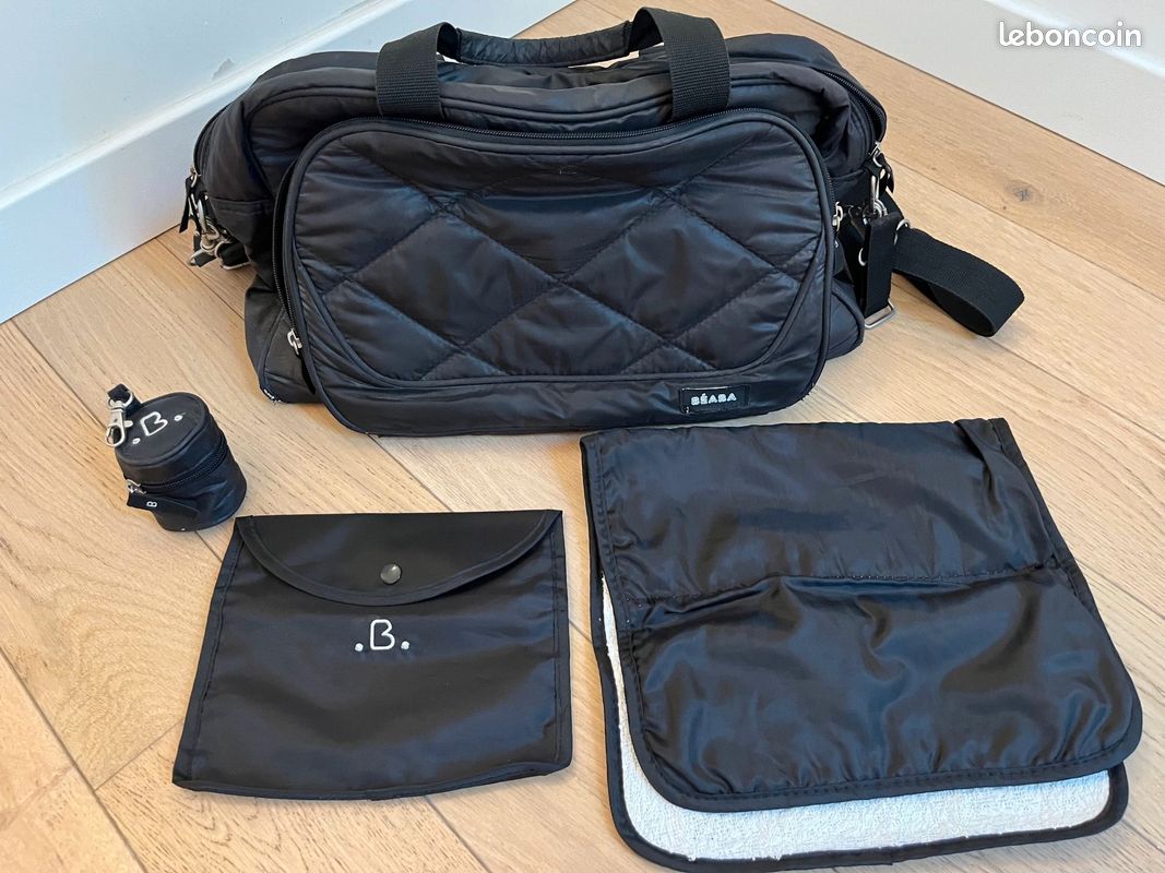 Sac à langer noir Béaba (image 4)