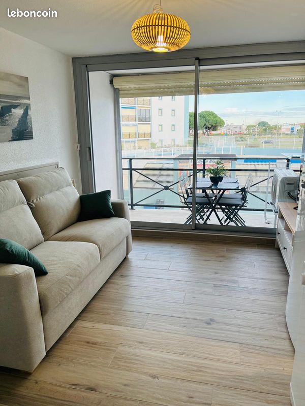 Appartement 1 pièce 25 m² · à Le Grau-du-Roi · 25 m² · 580 €/mois