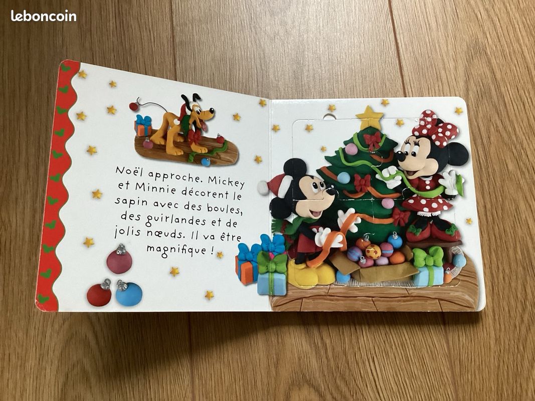 Livre puzzle Mickey fête Noël (image 5)