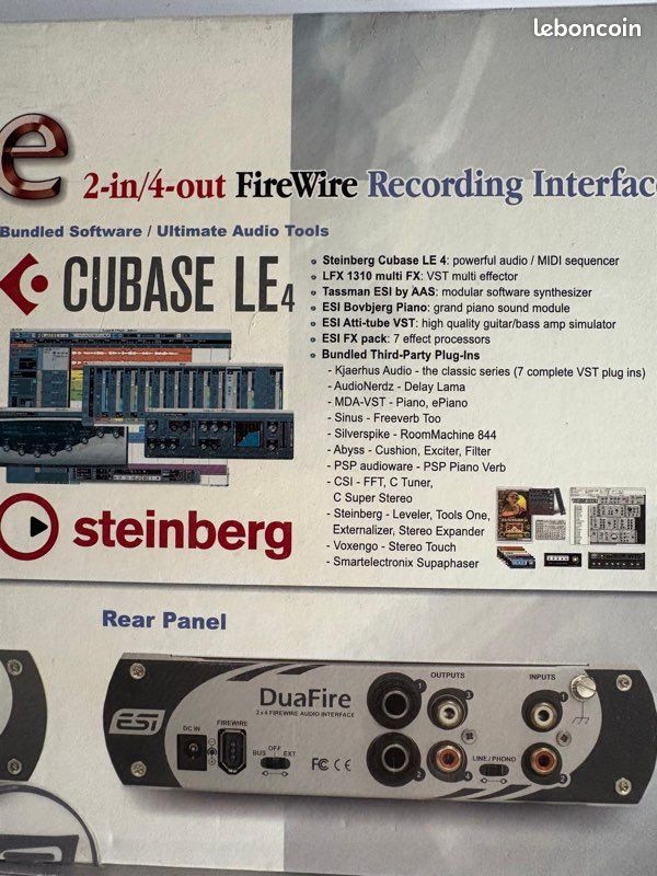 Interfaces audio FireWire d'occasion - Audiofanzine
