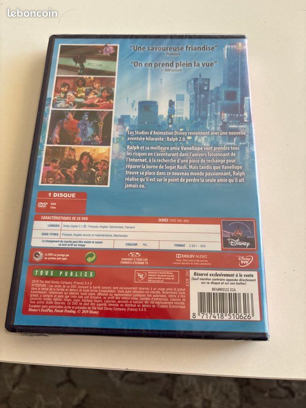 DVD Disney Ralph 2.0 neuf (image 2)