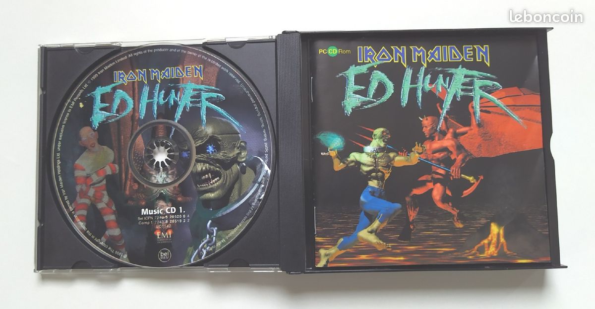 CD Iron Maiden - Ed Hunter (Coffret Greatest Hits 2CD 20 titres + 