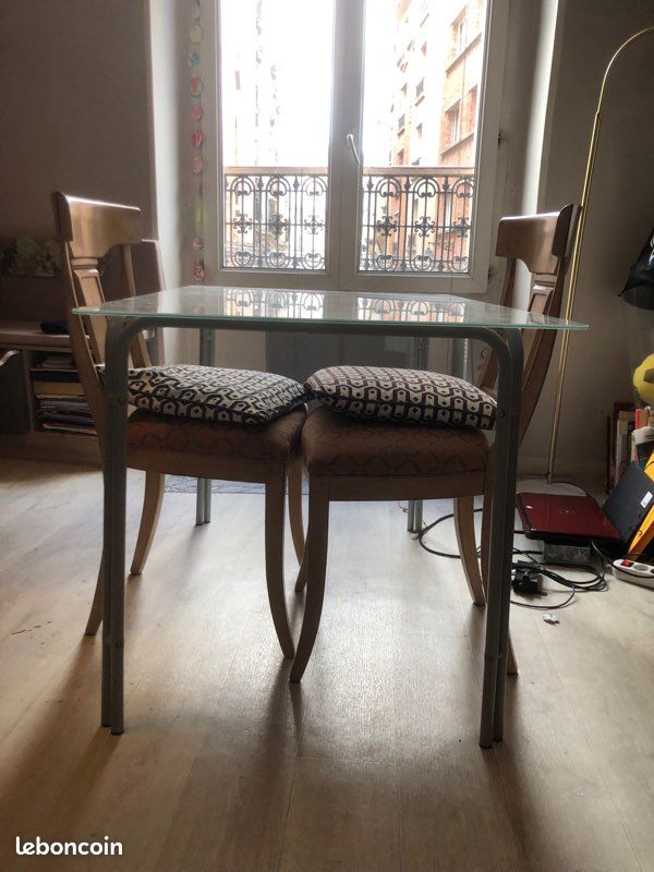 Table en verre de cuisine ou salon (image 3)