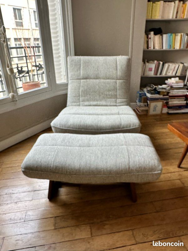 Fauteuil et repose pied Lafar / Helma AMPM (image 2)
