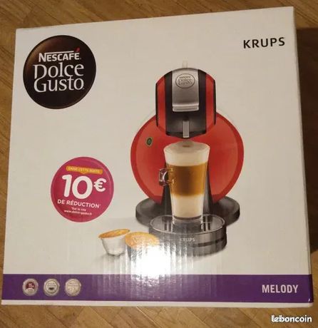 Dolce Gusto Melody Krups Nescafé rouge Électroménager