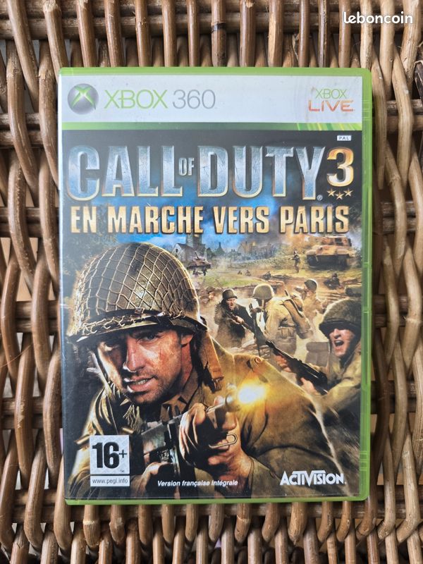 Call Of Duty 3 : En Marche Vers Paris – PS3 – PAL – Occasion état Correct