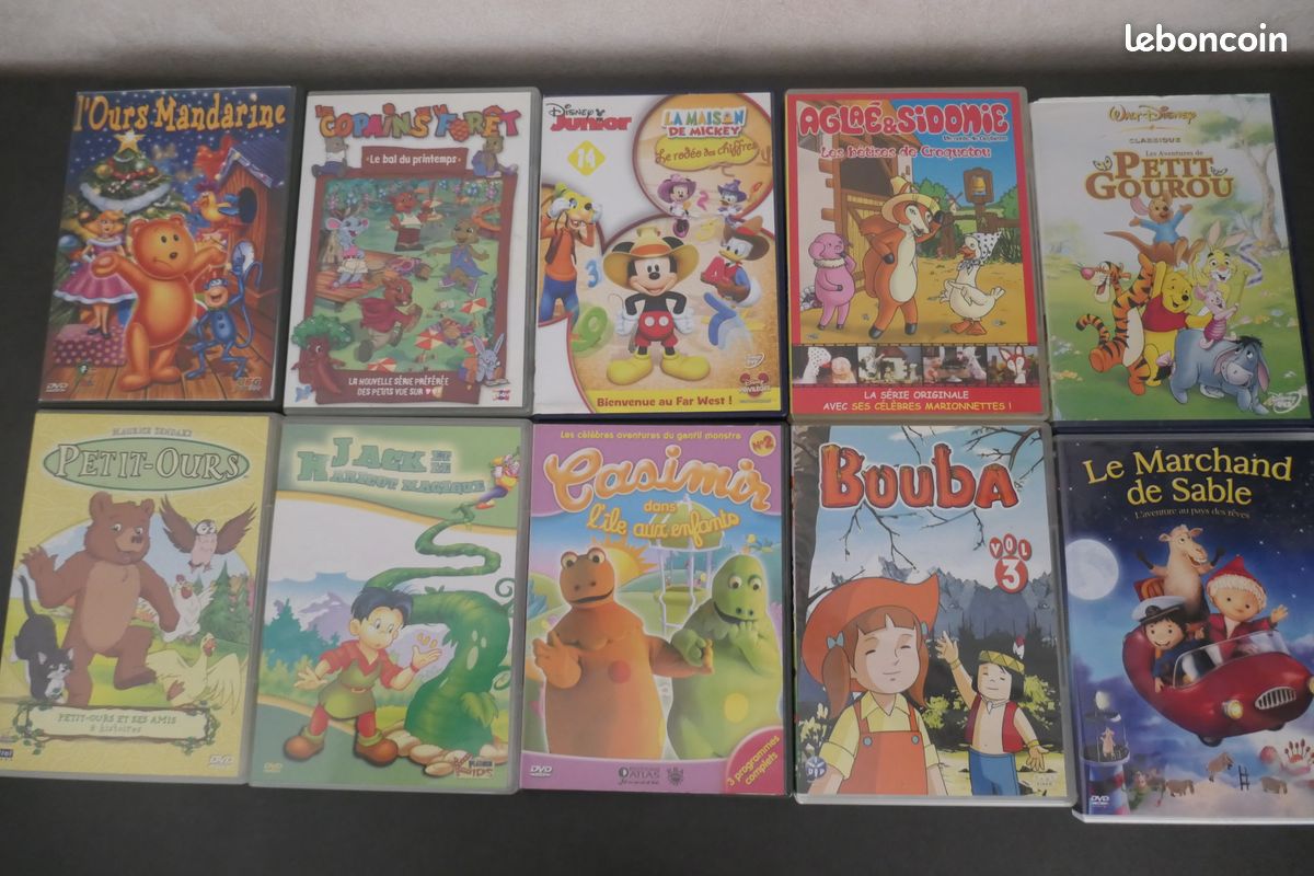 Lot de 10 DVD enfant (image 1)