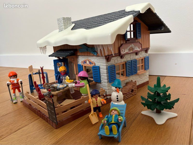 Playmobil Family Fun 9280 Chalet avec skieurs (image 5)