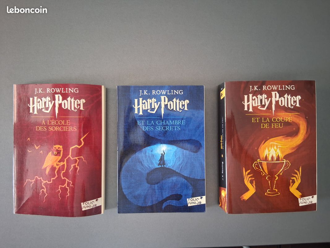 Harry Potter Tome 1, 2 et 4, lot à 12 (image 1)