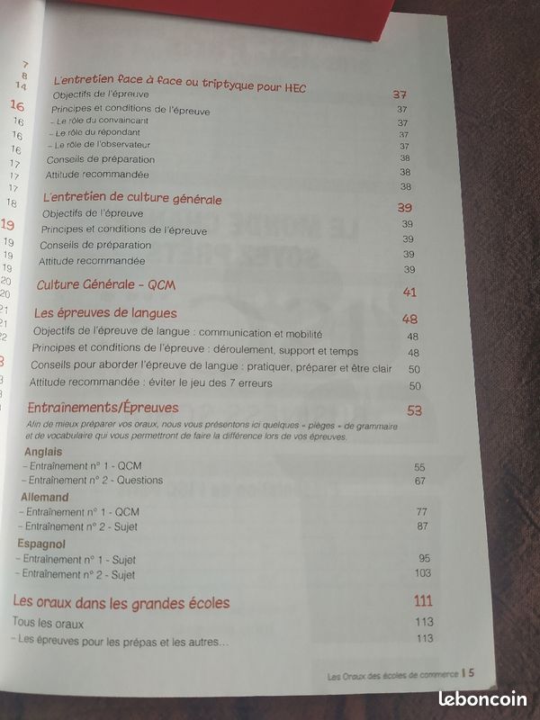 Livre, oraux écoles de commerce (image 4)