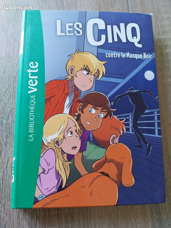 Les 5 contre le Masque noir Bibliothèque verte (image 1)