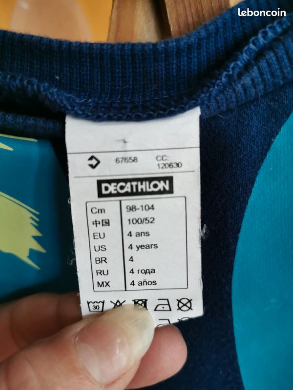 Sweat mixte 4 ans (image 3)