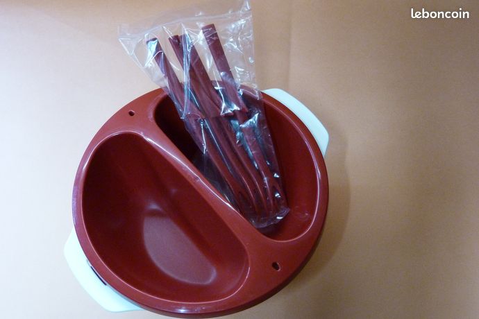 tupperware fondu chocolat avec plateaux de reception apero