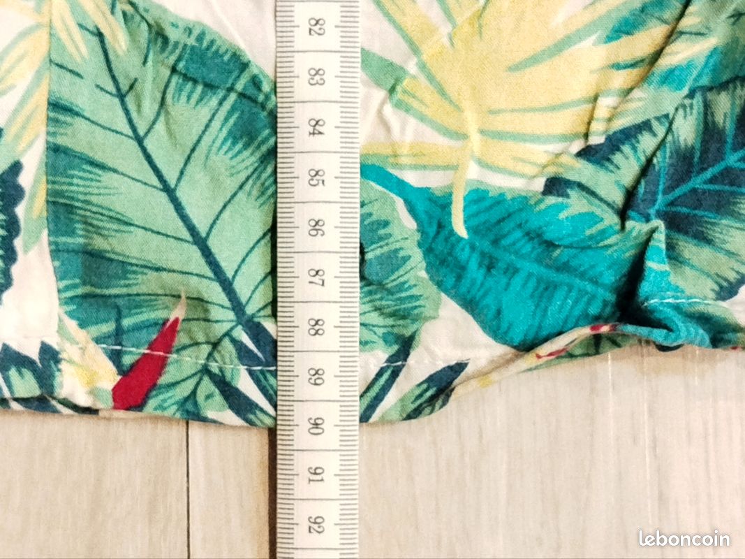 JG36 Pantalon fluide tropical Kiabi T L imprimé jungle (image 9)
