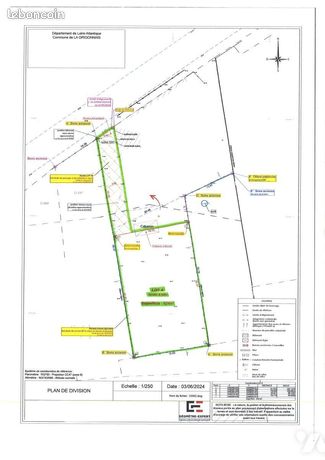 Terrain 624 m² LA GRIGONNAIS